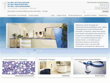 Tablet Screenshot of onkologie-allgaeu.com